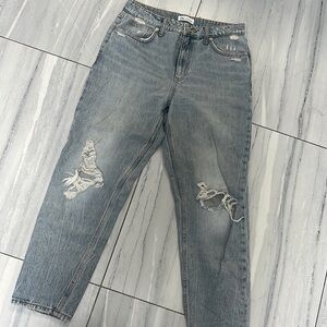Zara jeans with rips
